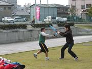 チャンバラ競技の写真