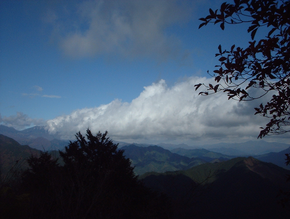 月山展望の写真