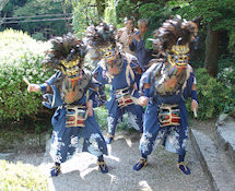 賀蘇山神社関白流獅子舞1