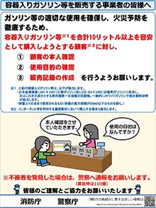 ガソリン販売 ガソリン販売