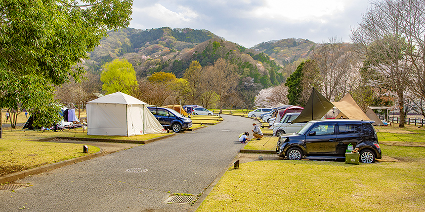 出会いの森総合公園オートキャンプ場