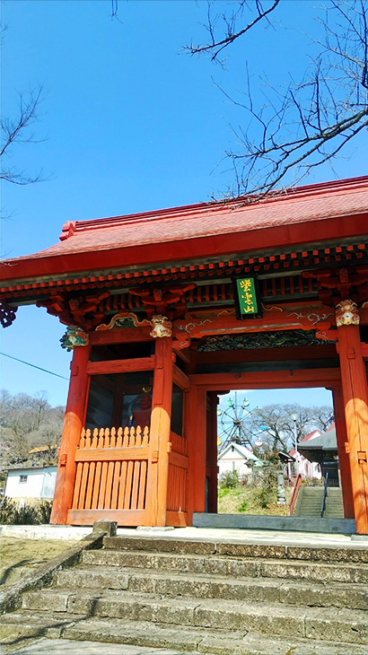 千手院朱塗りの仁王門 千手院朱塗りの仁王門