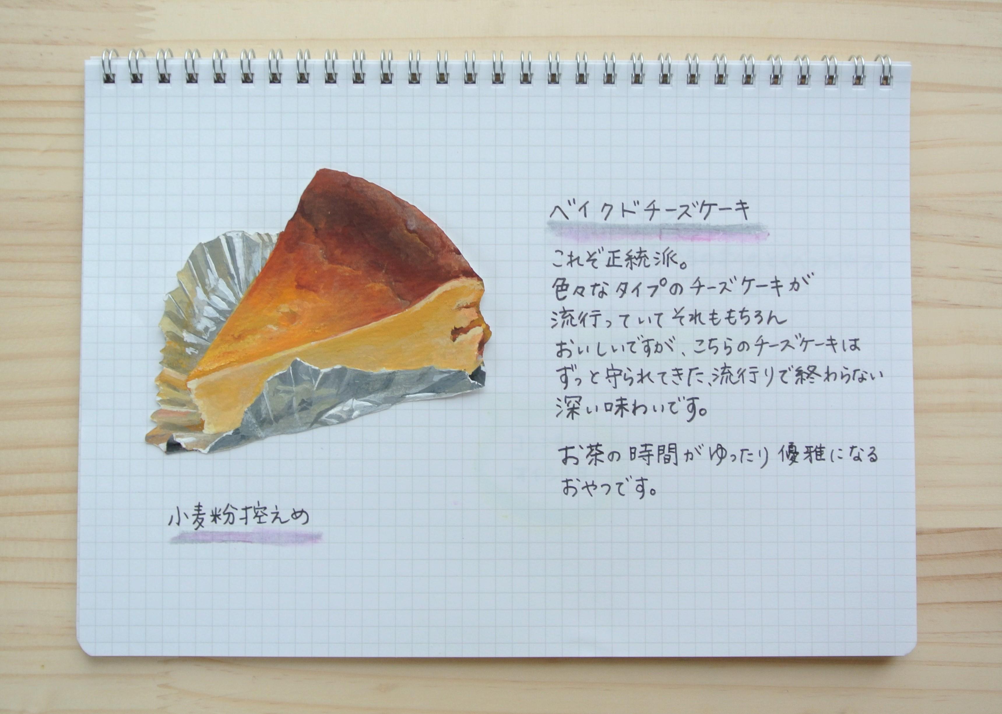 チーズケーキの絵 チーズケーキの絵
