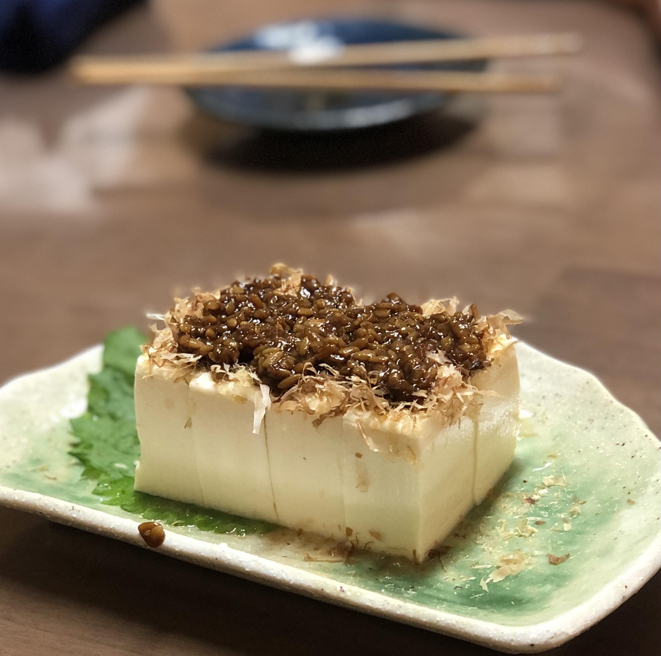 冷奴醤油麹のせ 冷奴醤油麹のせ