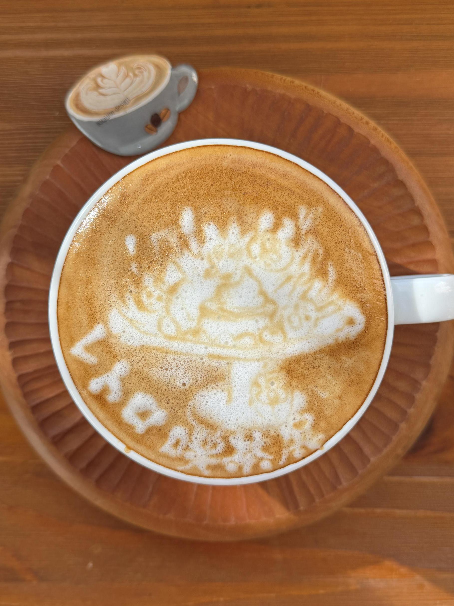 58、レトロ喫茶展ラテアート