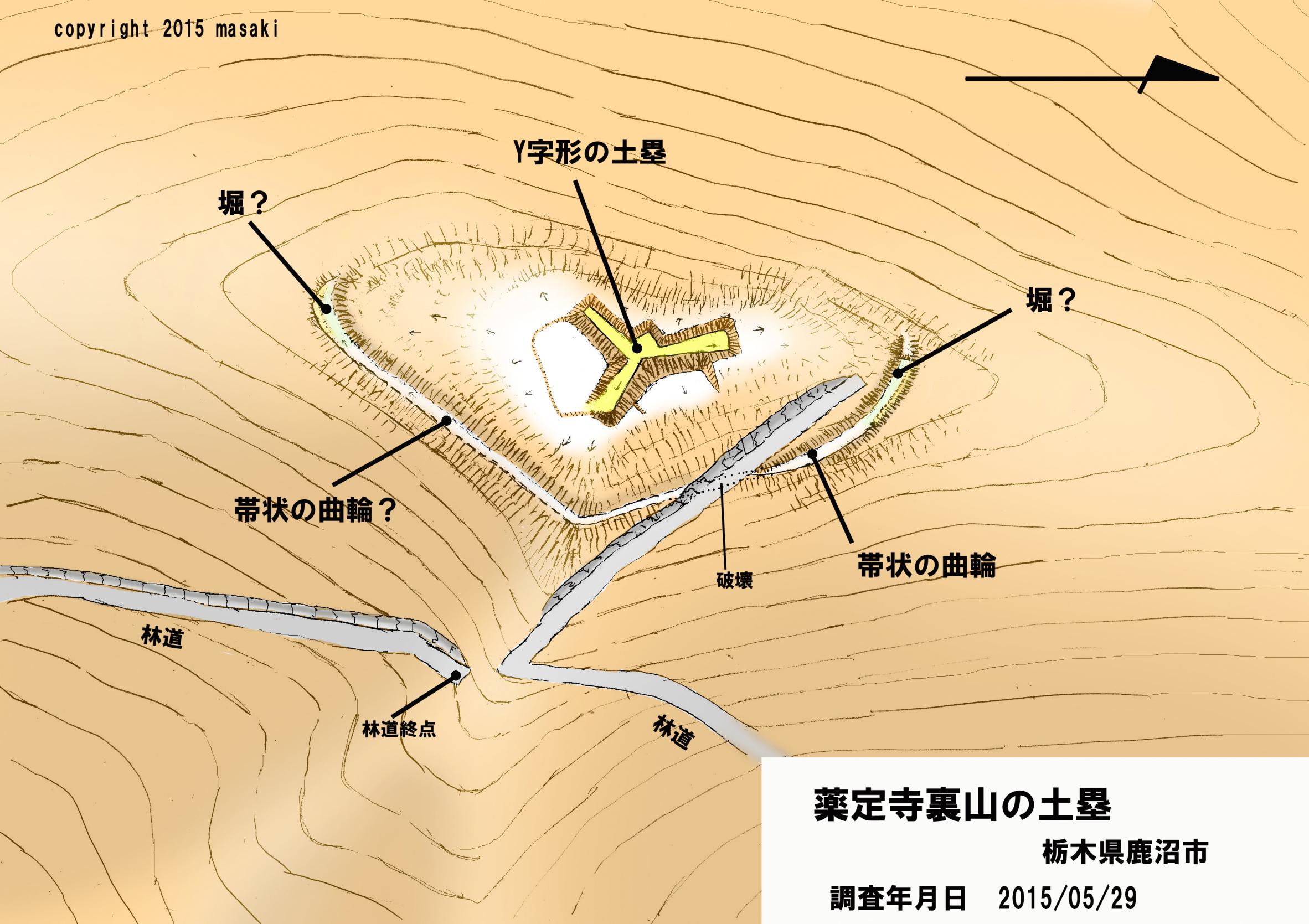薬定寺縄張り