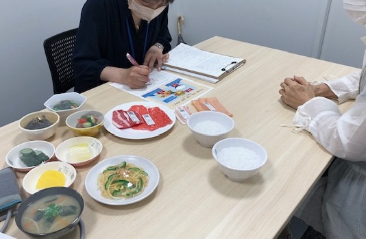栄養指導の様子