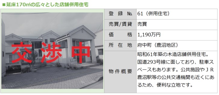 No.61交渉中