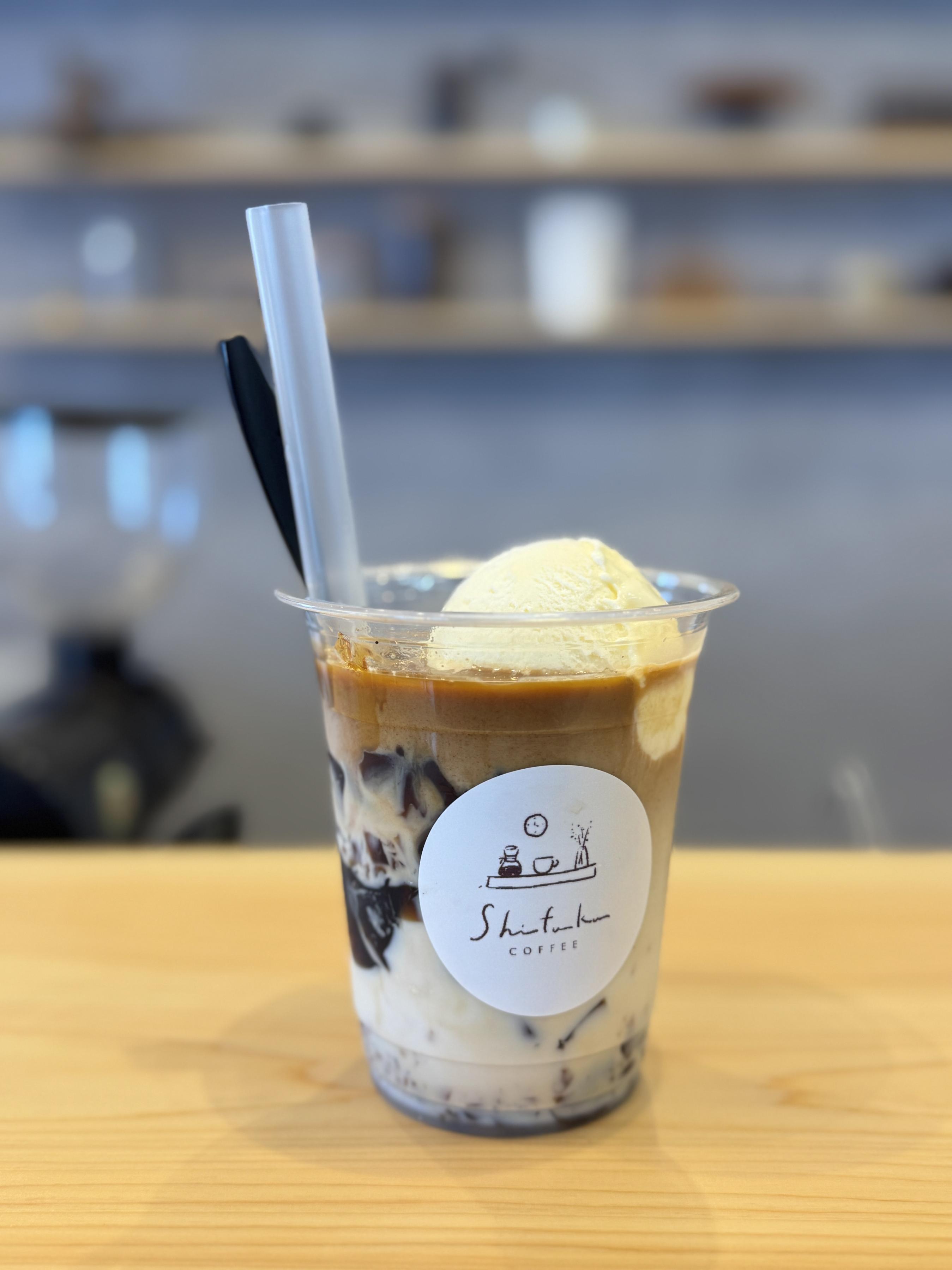 コーヒーゼリーフロート