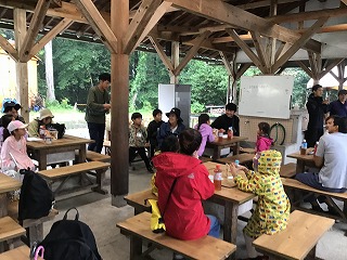 ファミリーキャンプの様子