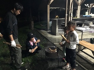 焚火タイム