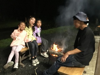 焚火タイム