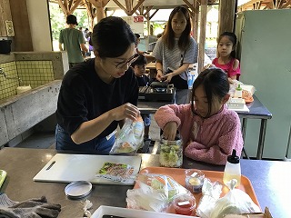 朝食づくり