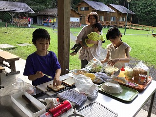 朝食づくり