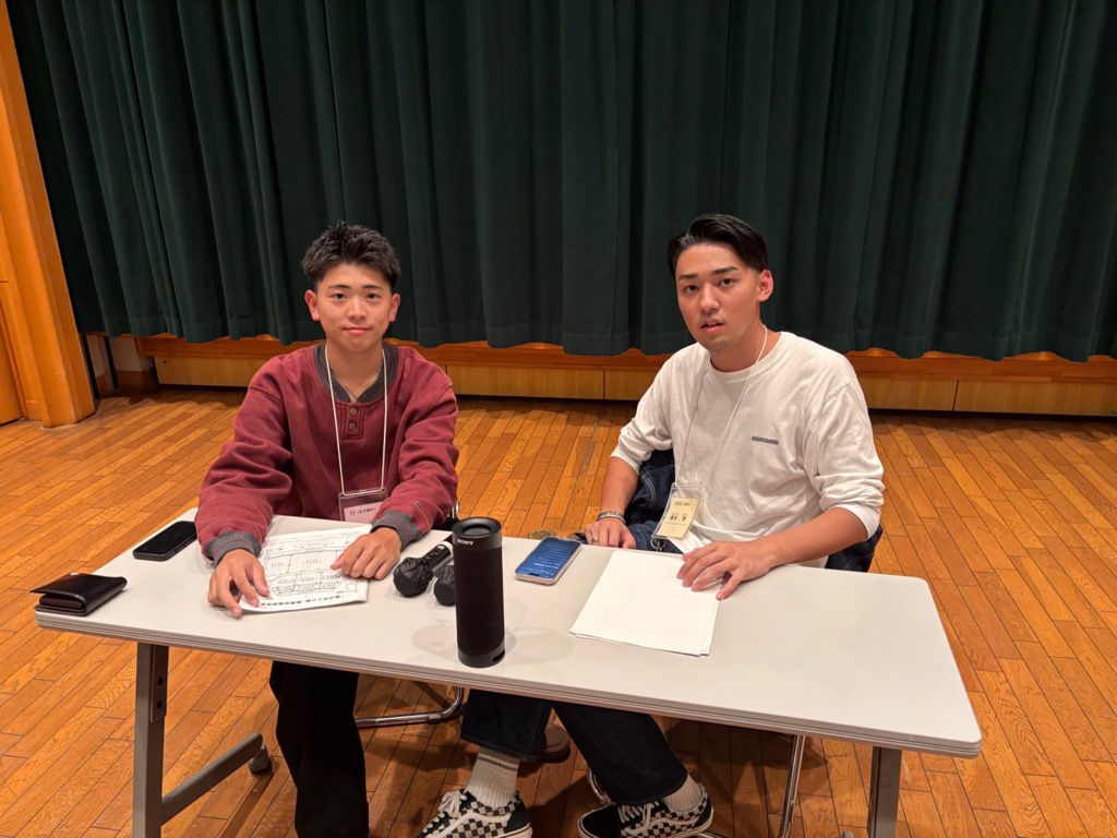 今年度の実行委員長、前年度の実行委員長