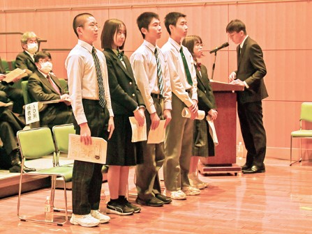 質問をした中学生