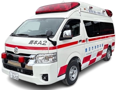 HP4.jpg 寄贈いただいた救急車