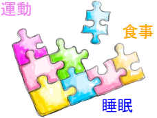 運動・食事・睡眠