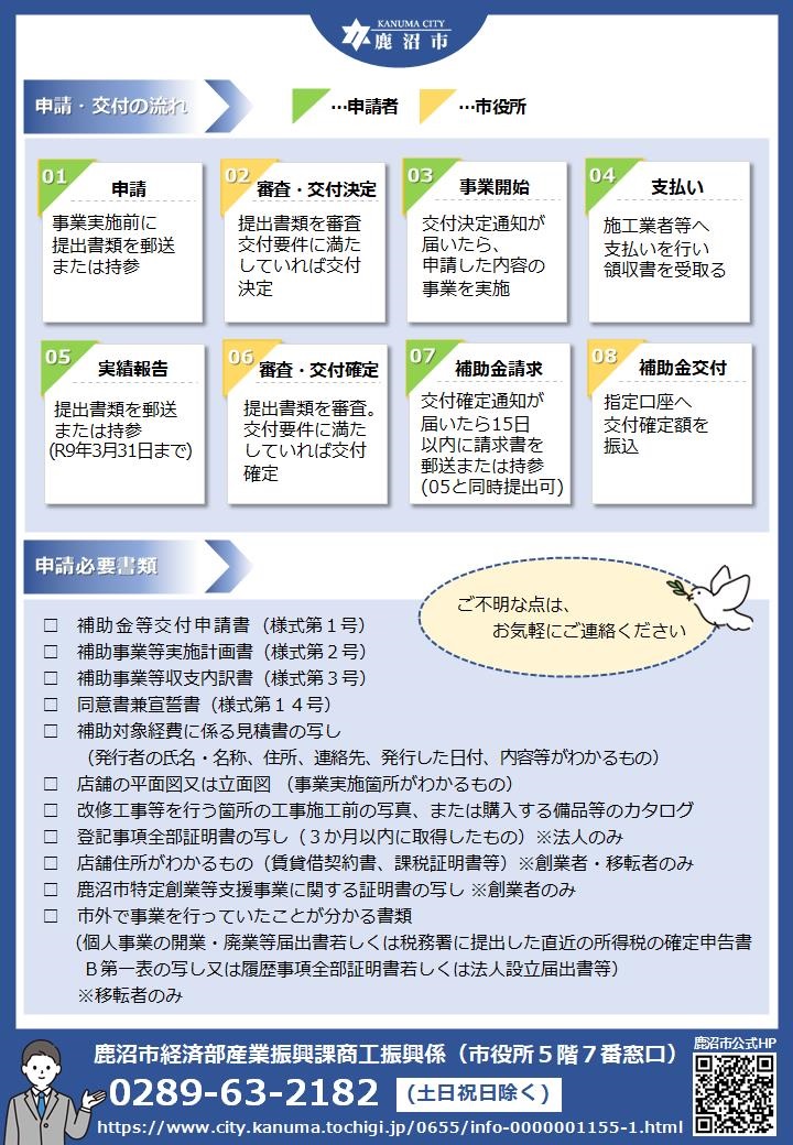 R8個店整備チラシ裏