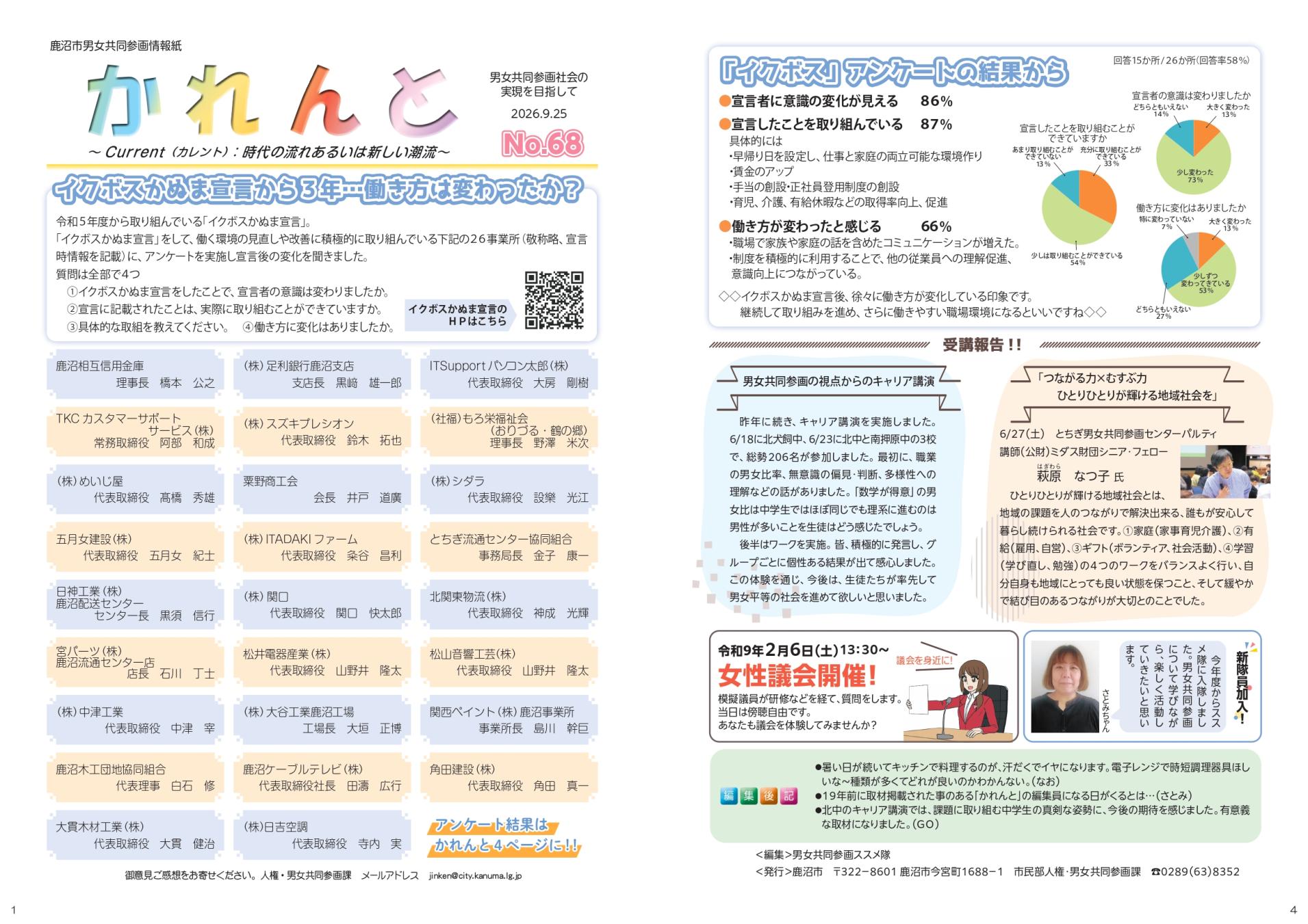 かれんとNo68 かれんとNo68
