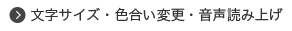 文字サイズ・色合い・音声読み上げ